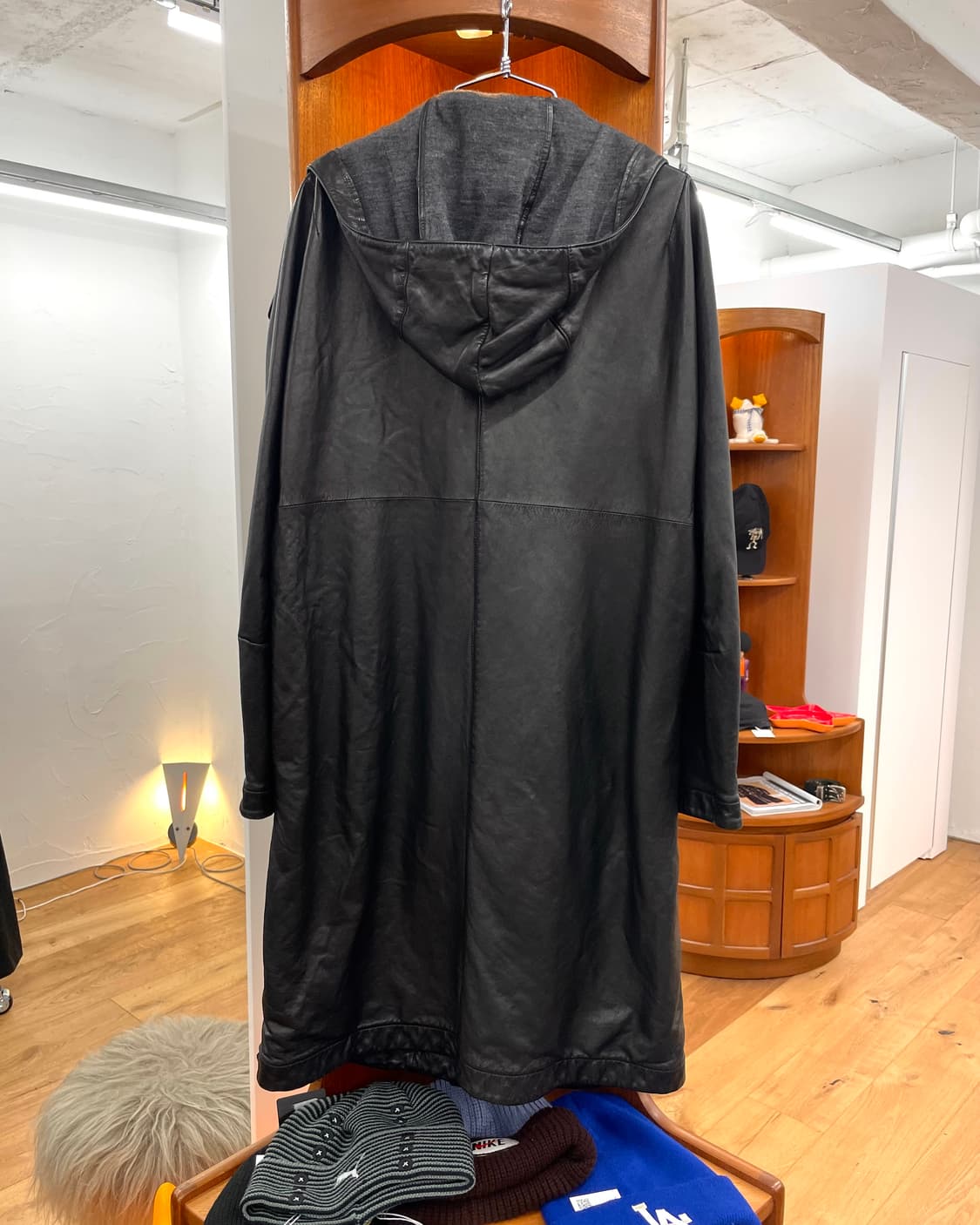 [38] 마르니 레더 후드 코트 상품이미지6