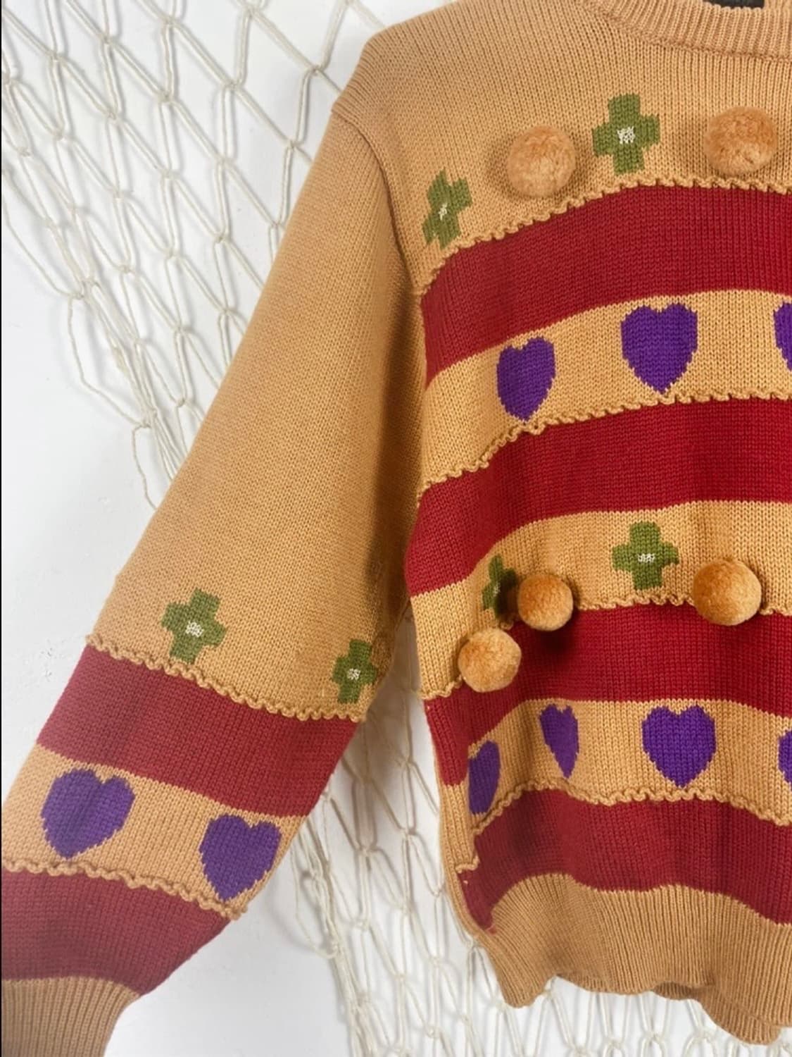 키치 하트 패턴 후드 상품이미지7