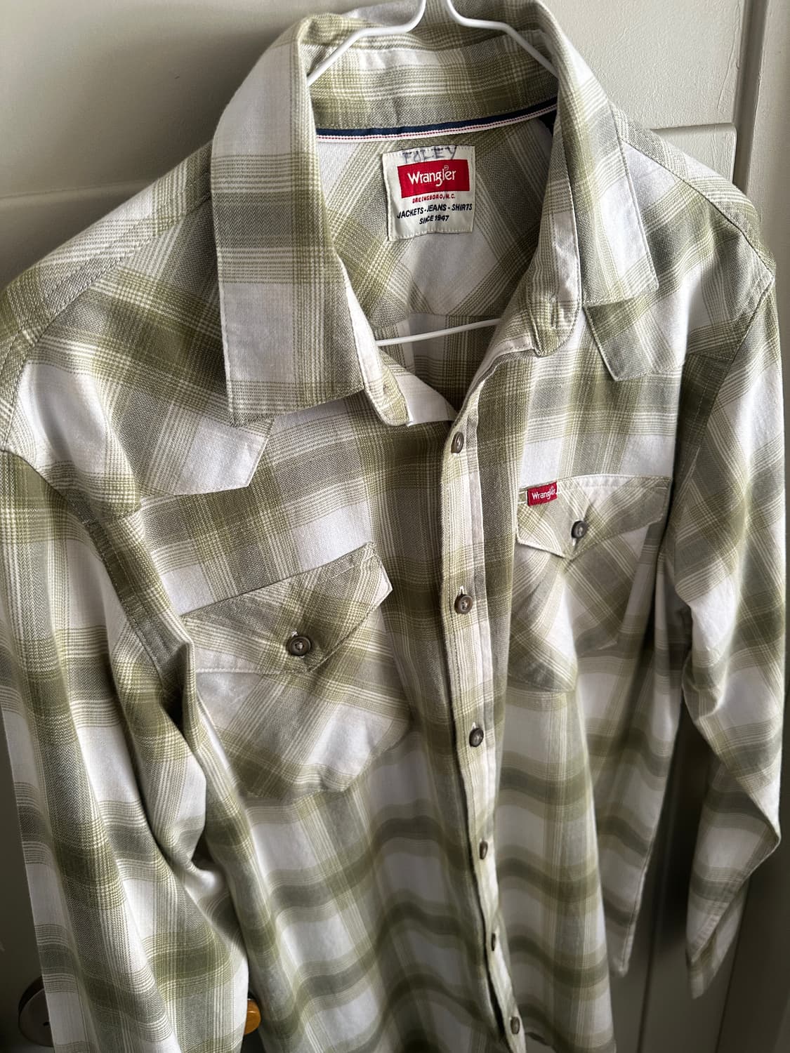 Wrangler 웨스턴 체크 셔츠 상품이미지3