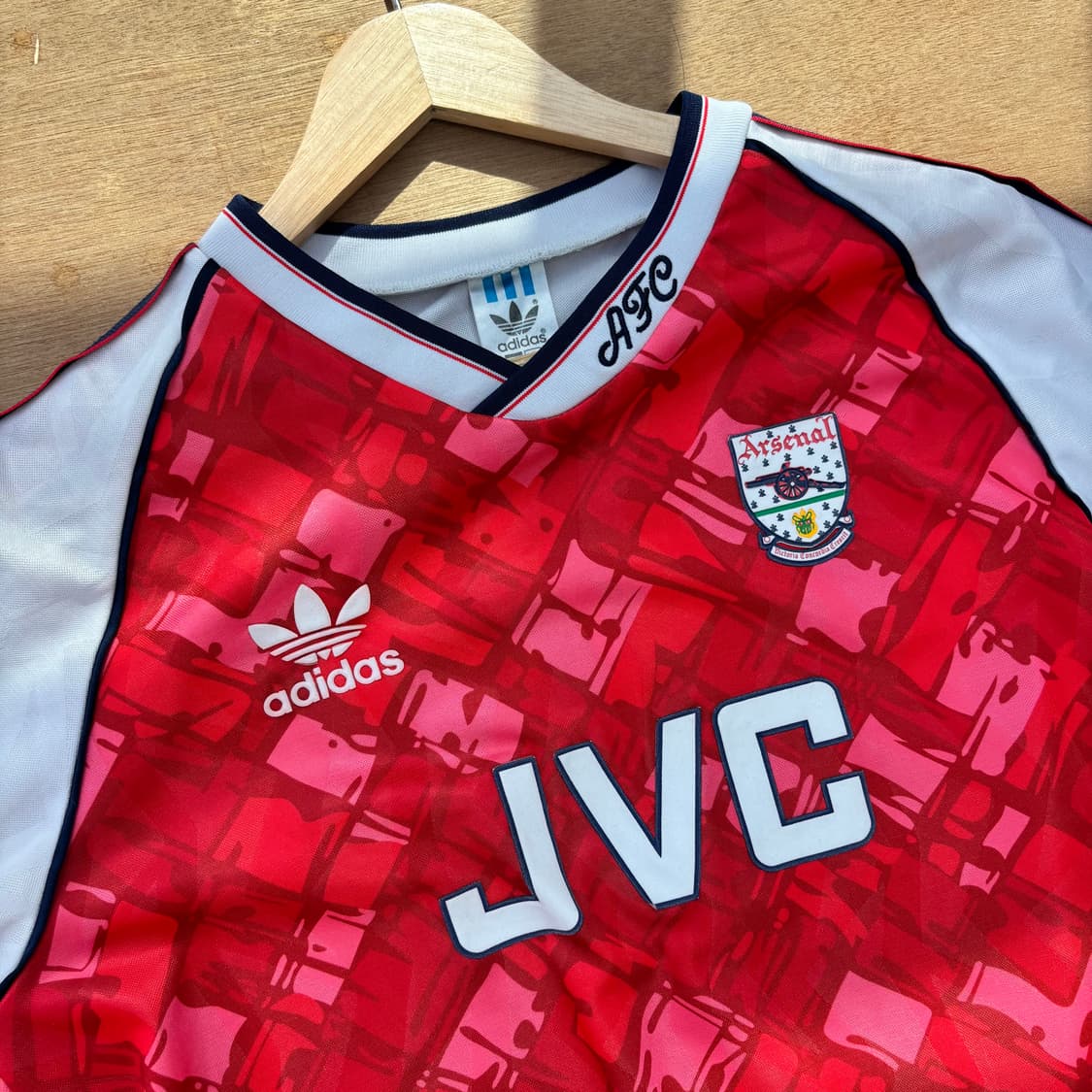Arsenal 90s JVC Pattern Home Jersey 상품이미지2