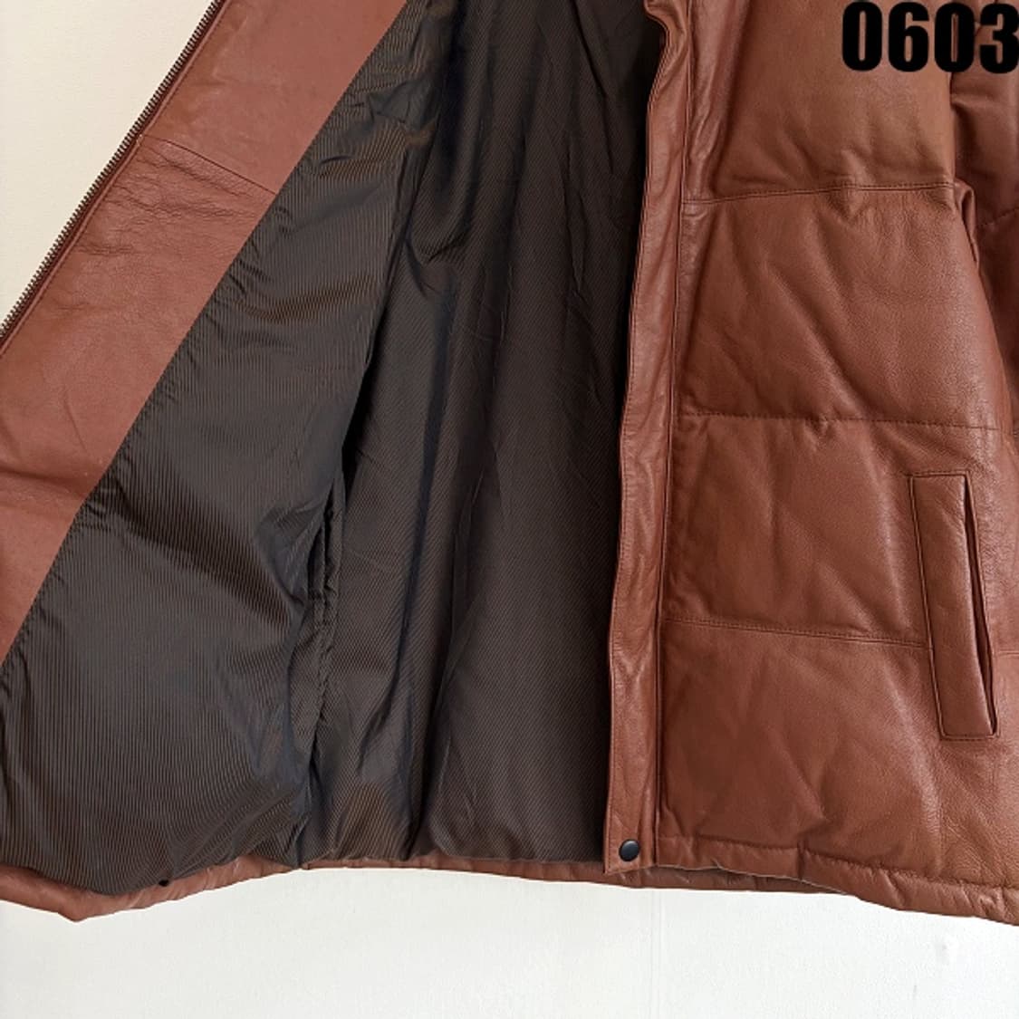 MCM 소가죽 패딩 자켓 M 0603 상품이미지8