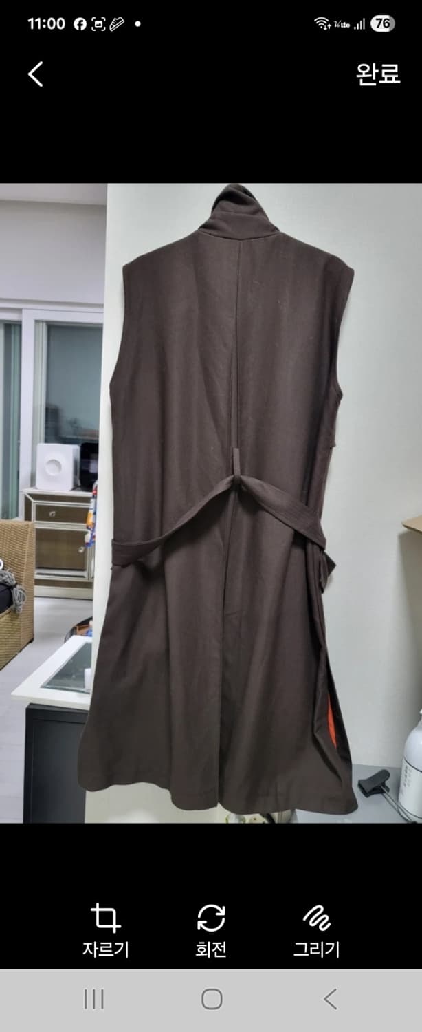 (새제품) 간절기코트,민소매 트렌치코트 Sia F 55-88 상품이미지7