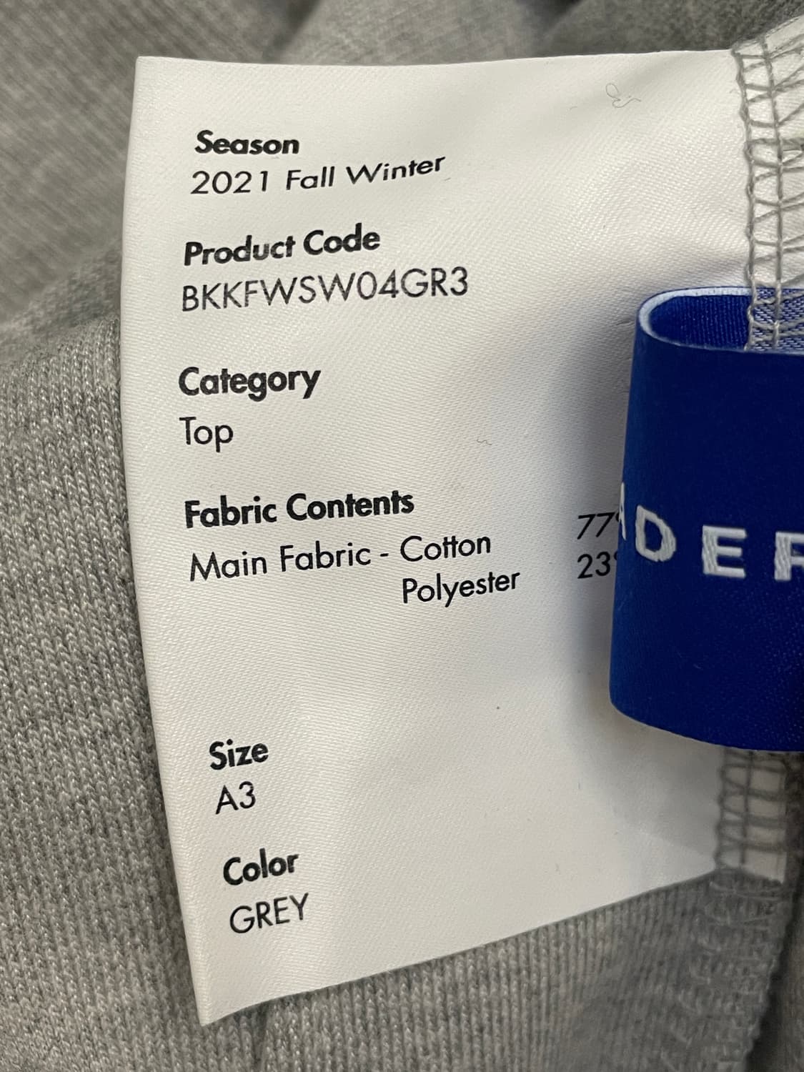 아더에러 메종키츠네 더 블루이스트 스웻셔츠 맨투맨 상품이미지5