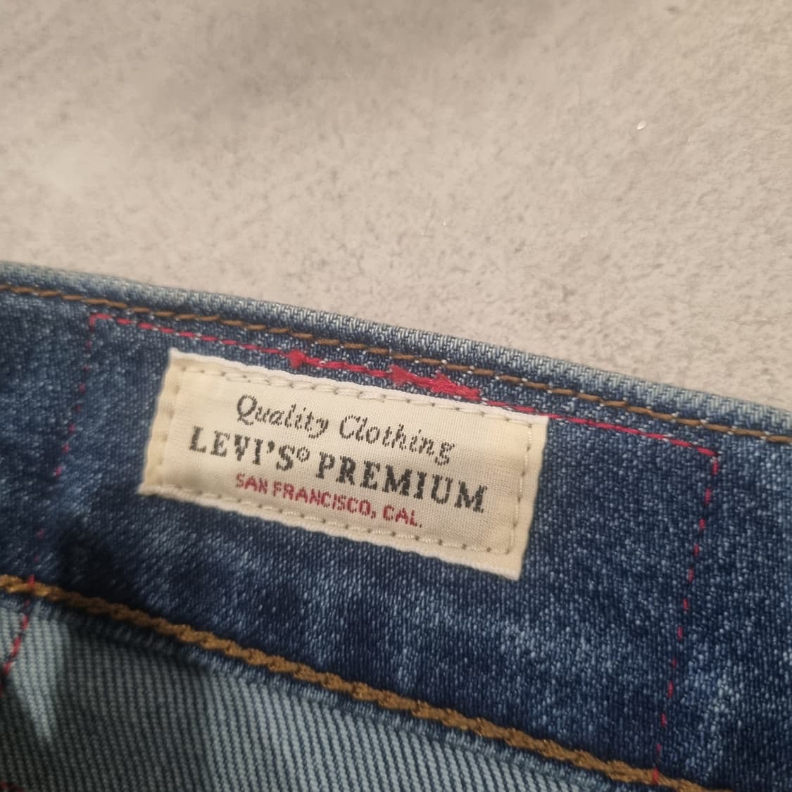 새제품 일본 리바이스 엔지니어드진 LEJ502 블랭크탭 로얄사이즈 34 상품이미지8