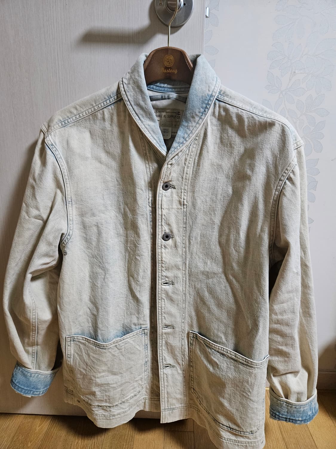 rrl 워시 인디고 데님 셀비지 오버셔츠 상품이미지1
