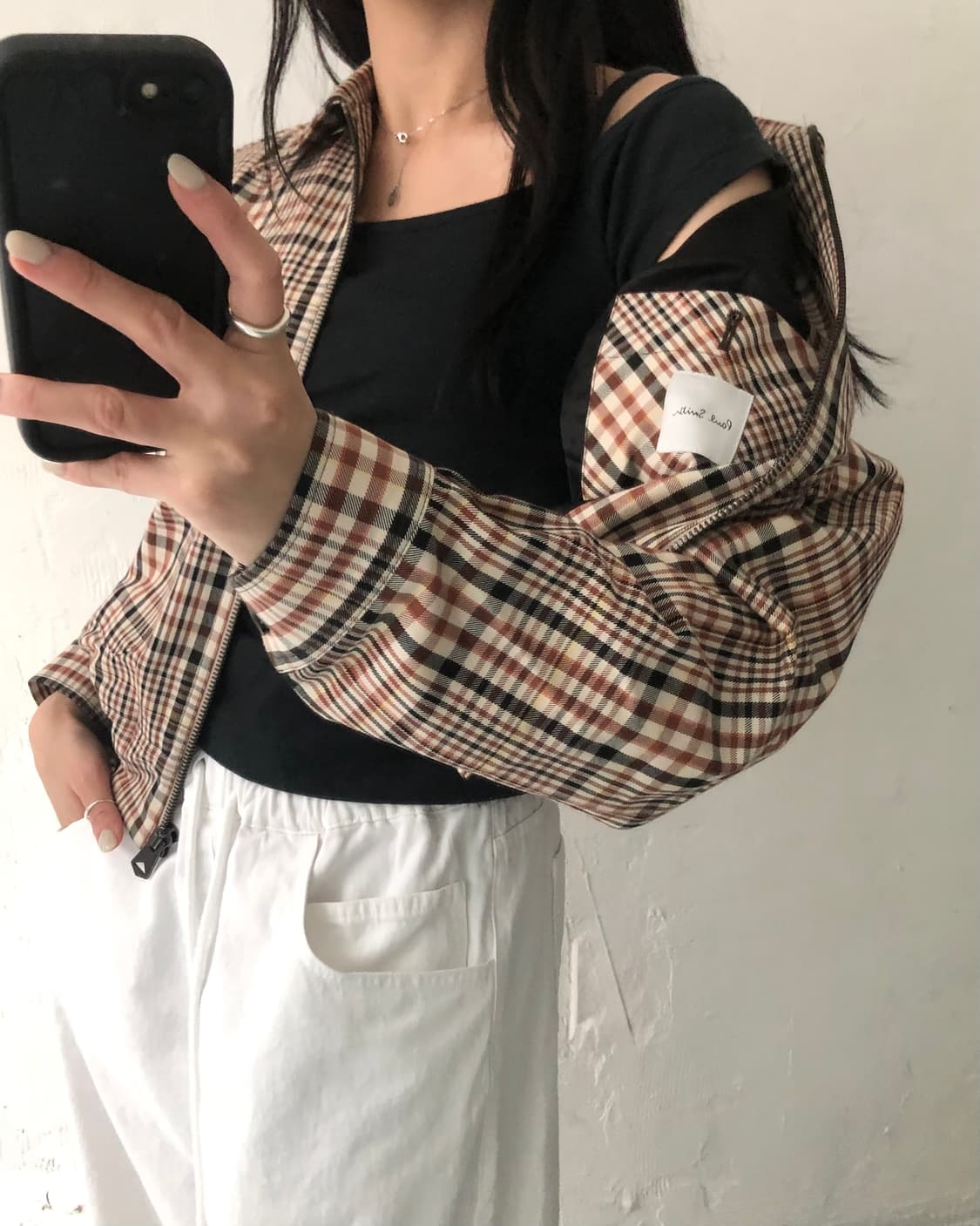 Paul Smith 폴스미스 타탄체크 크롭 자켓 상품이미지1