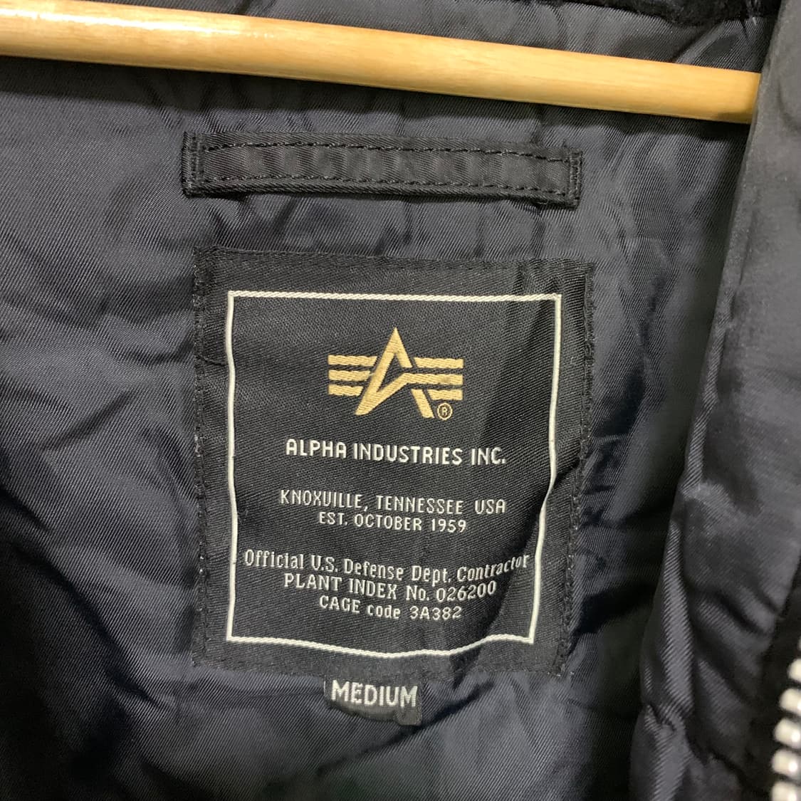알파인더스트리 N3B 빈티지 야상 점퍼 블랙 M y2k 00s 2010 상품이미지9