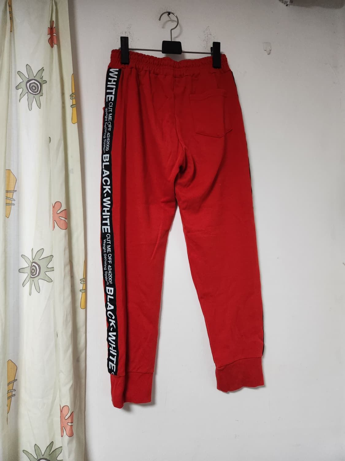 레드 트레이닝 바지 26~28 상품이미지2