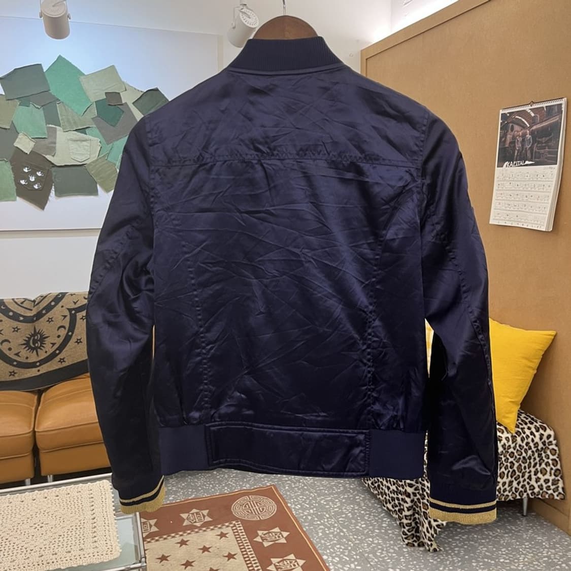 MLB 올드스쿨 레트로 Y2K 00s 새틴 바시티 자켓 90 C10068 상품이미지4