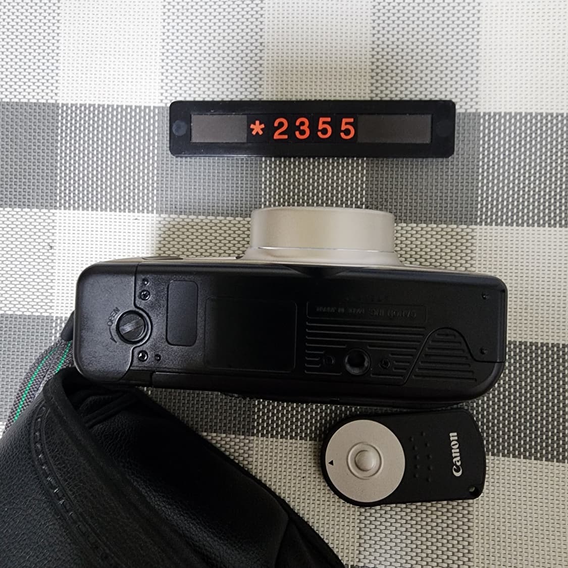 캐논 프리마 슈퍼 115 N 캡션 필름카메라 리모컨 파우치포함 상품이미지4