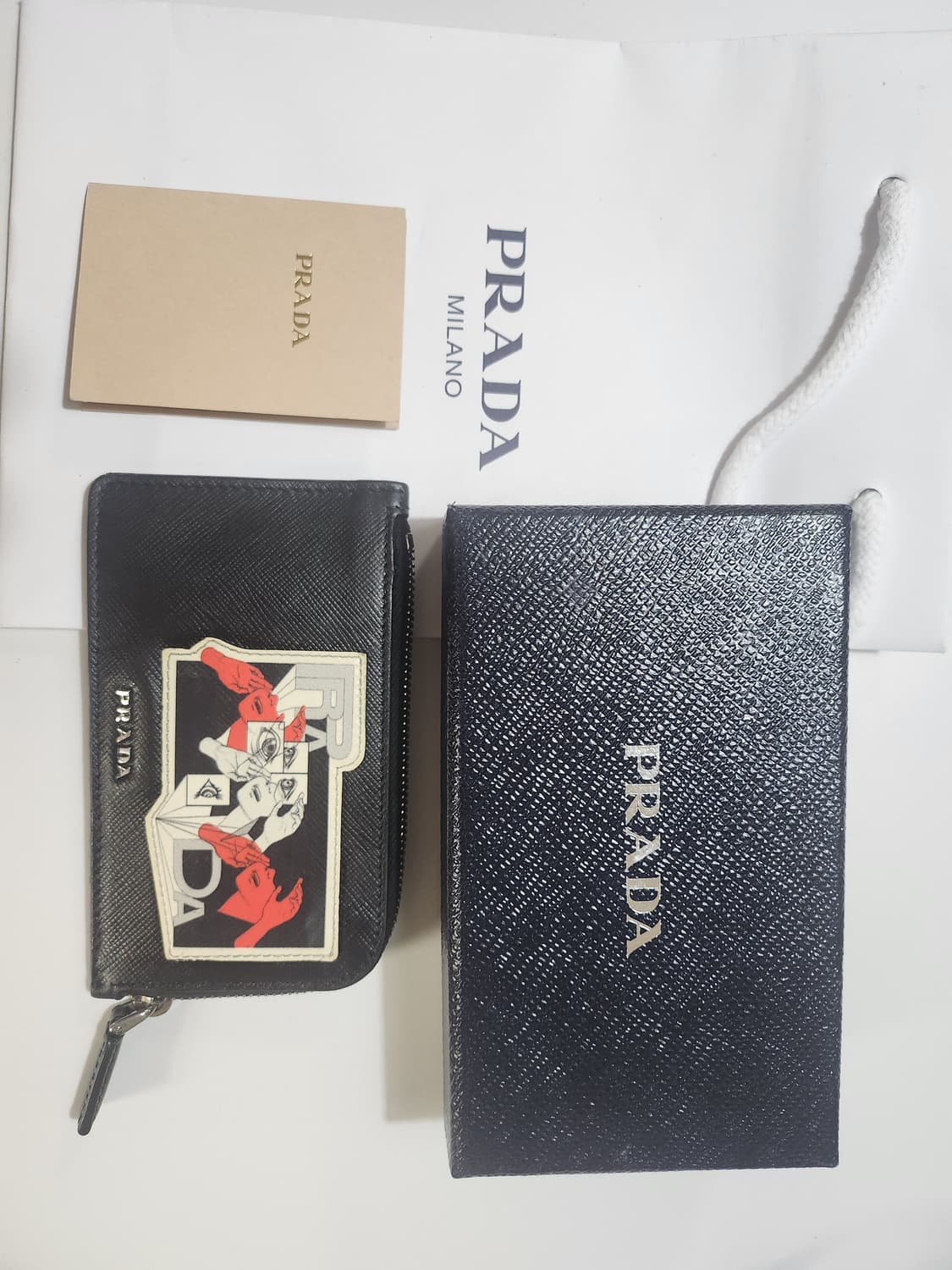 프라다정품!한정판지퍼카드지갑 상품이미지2