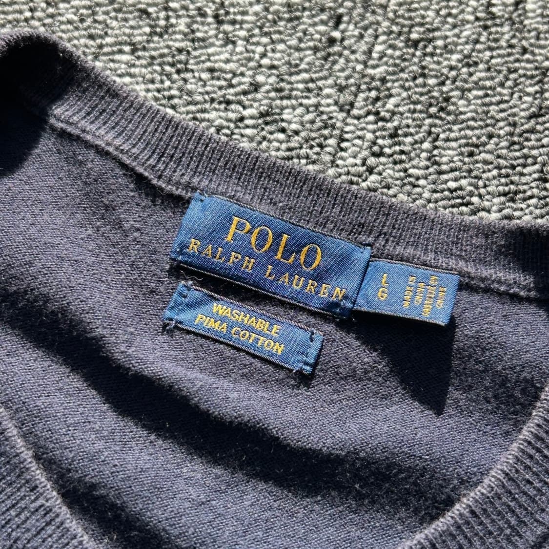 폴로 랄프로렌 피마코튼 네이비 가디건 상품이미지7