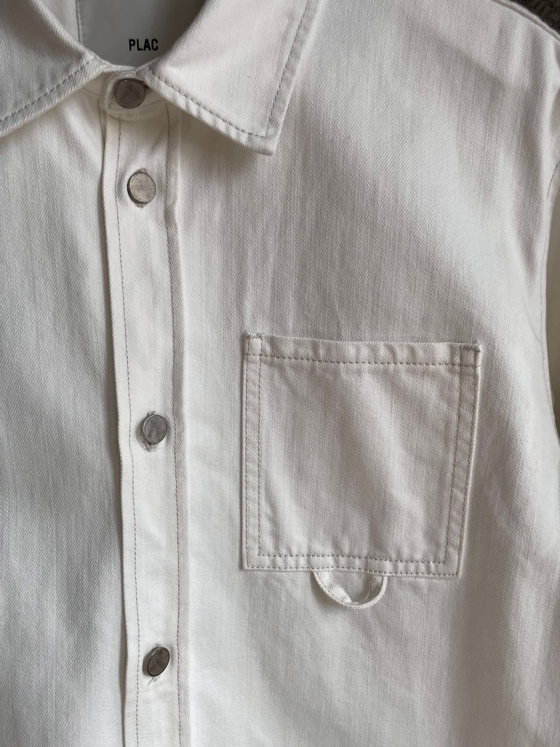 PLAC 플랙 화이트 데님 코튼자켓 상품이미지5