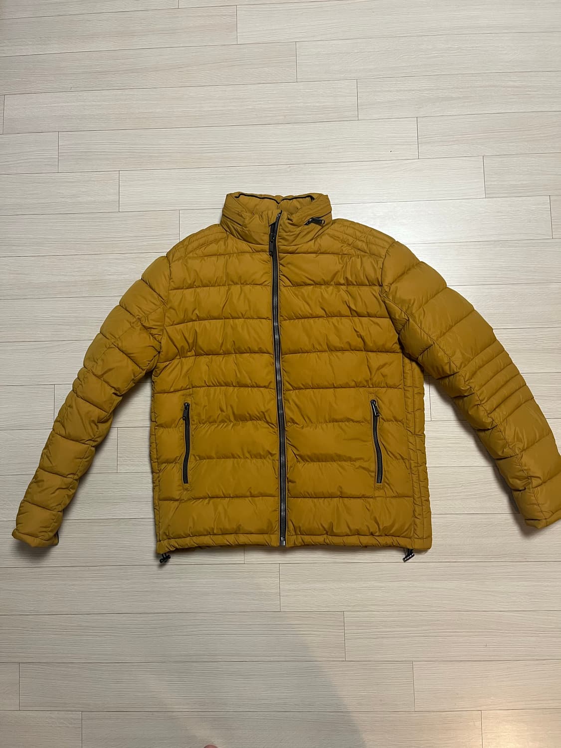 자라 MAN 남성 경량 패딩 XL 겨자색 상품이미지1