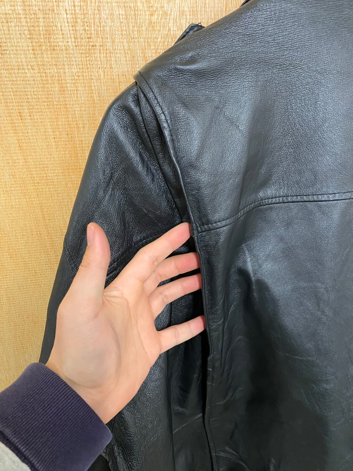 VTG A-2 leather jacket 핀터레스트 레더 자켓 상품이미지4