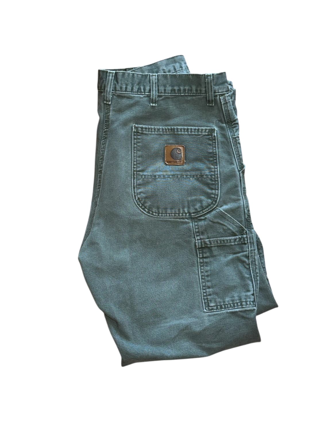 칼하트 빈티지 싱글니 카펜터 팬츠 모스그린 상품이미지1
