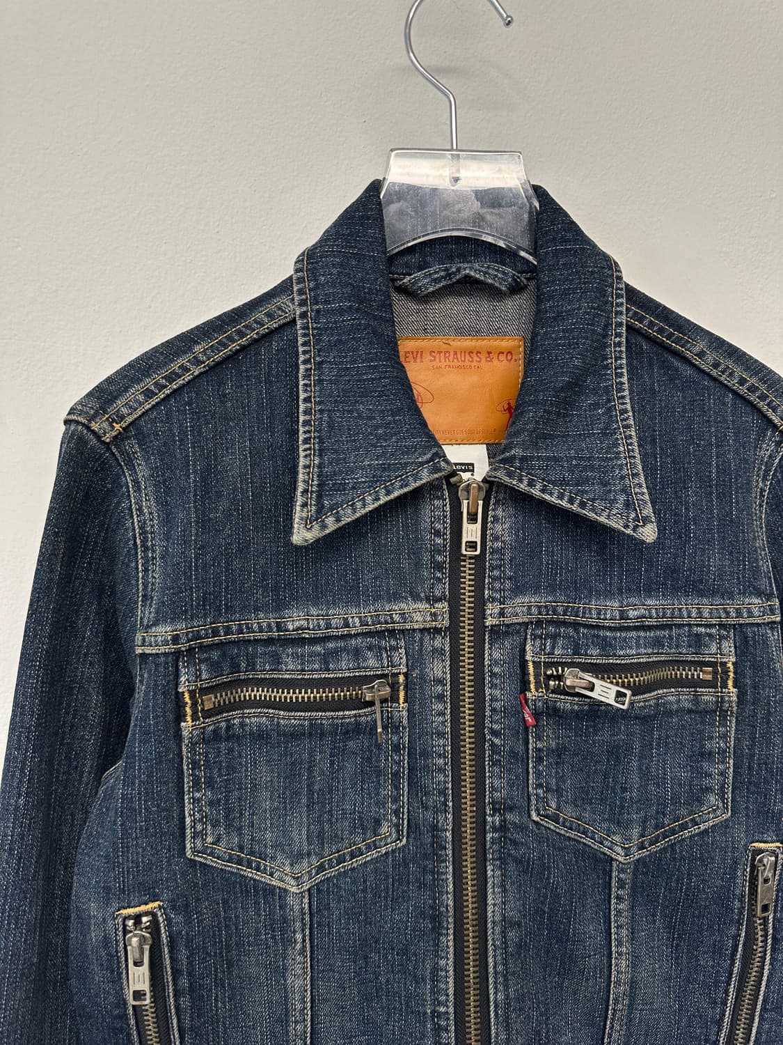 리바이스 지퍼 데님자켓 상품이미지2