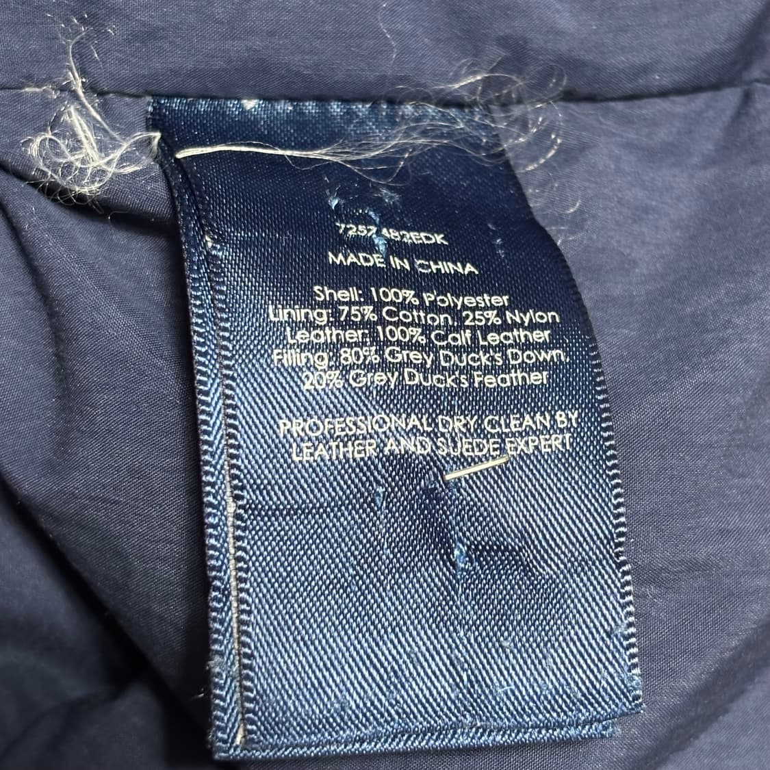 L 폴로랄프로렌 덕다운 네이비 패딩  상품이미지5