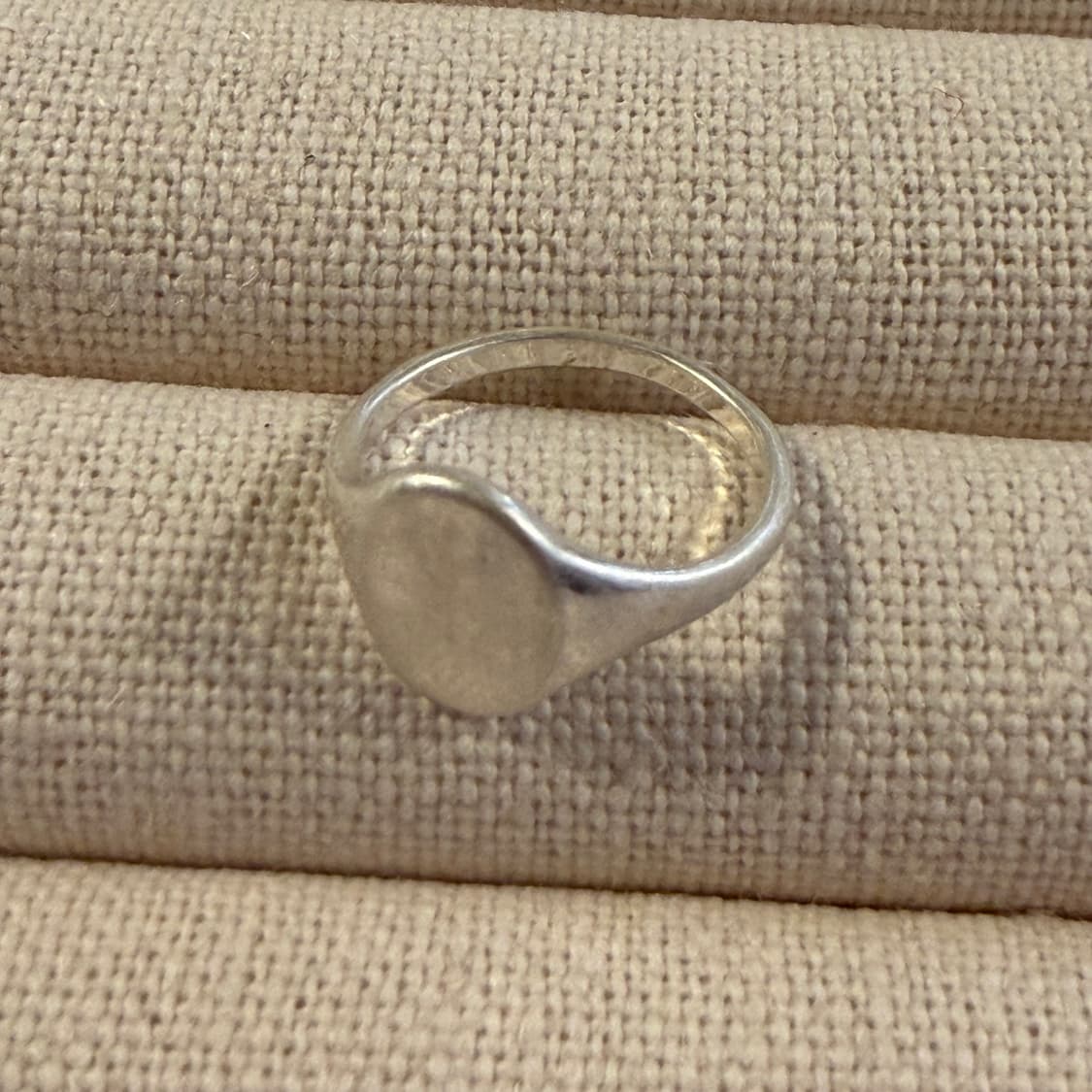 새상품 여성 신주 은도금 동그라미 반지  상품이미지1