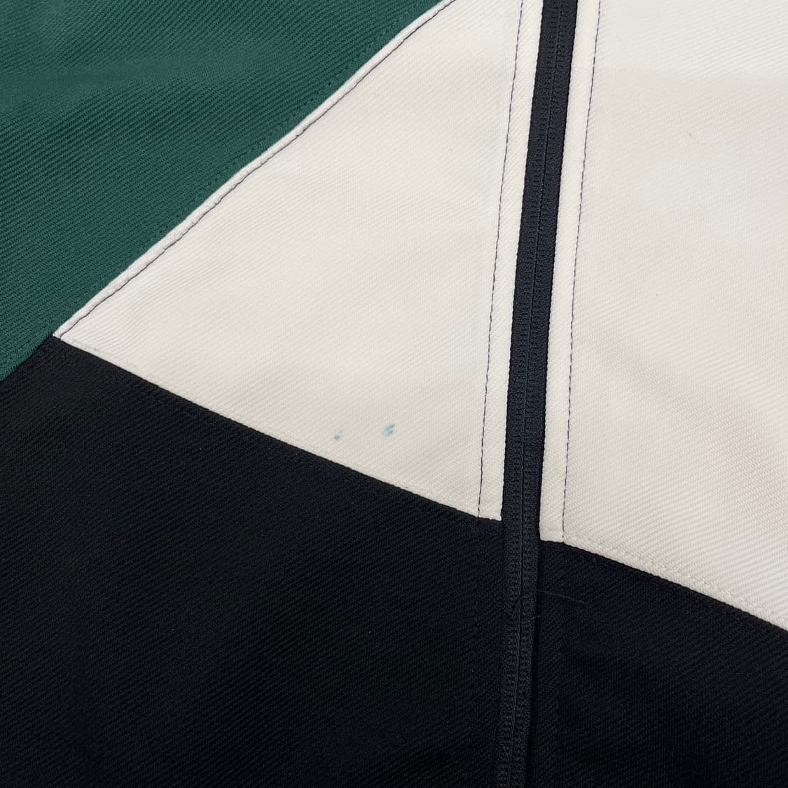 [정품/L] 휠라 블랙 화이트 그린 컬러 트랙 자켓 b19 상품이미지7