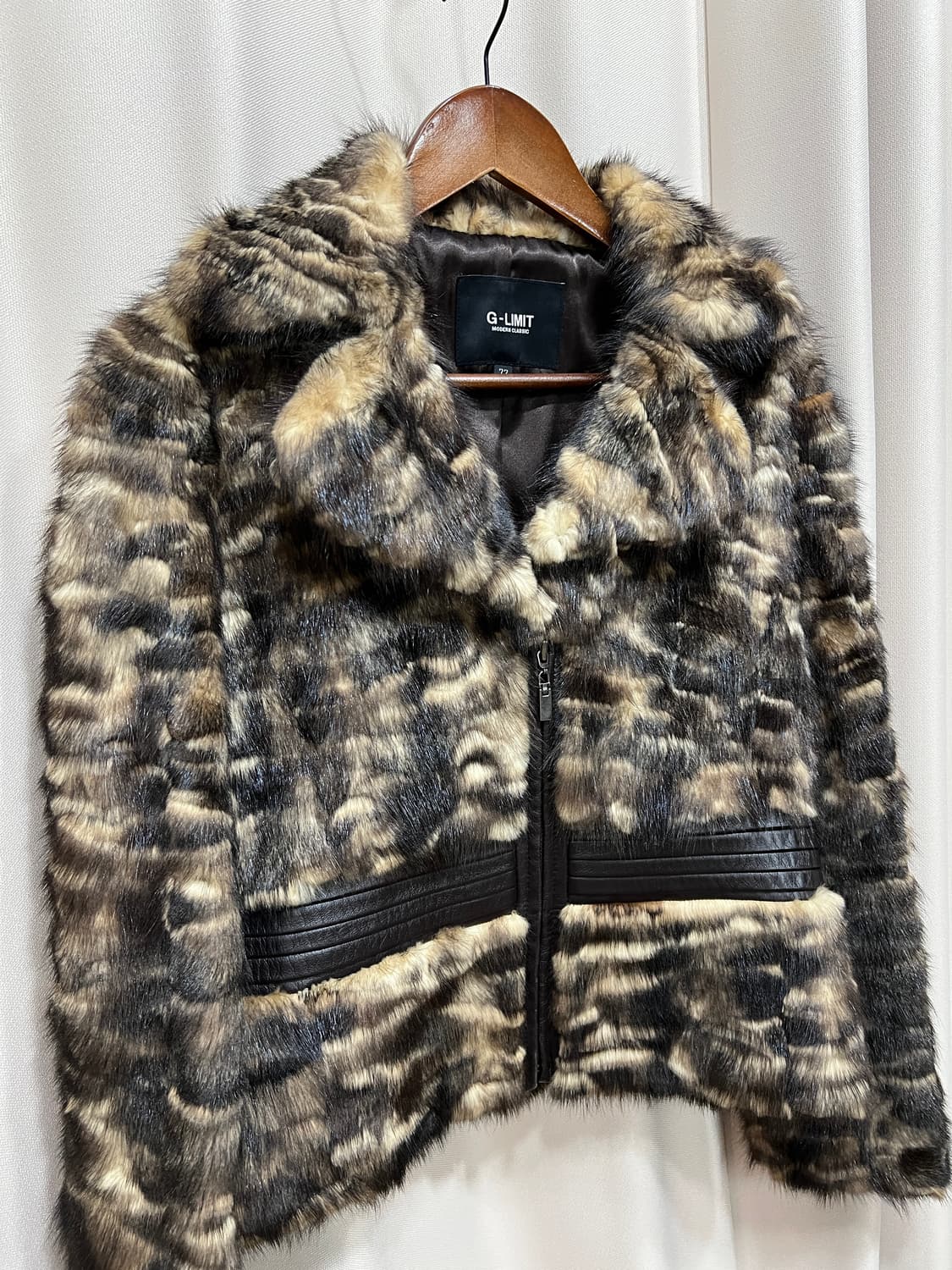 G-LIMIT 밍크 배색 퍼자켓 상품이미지3