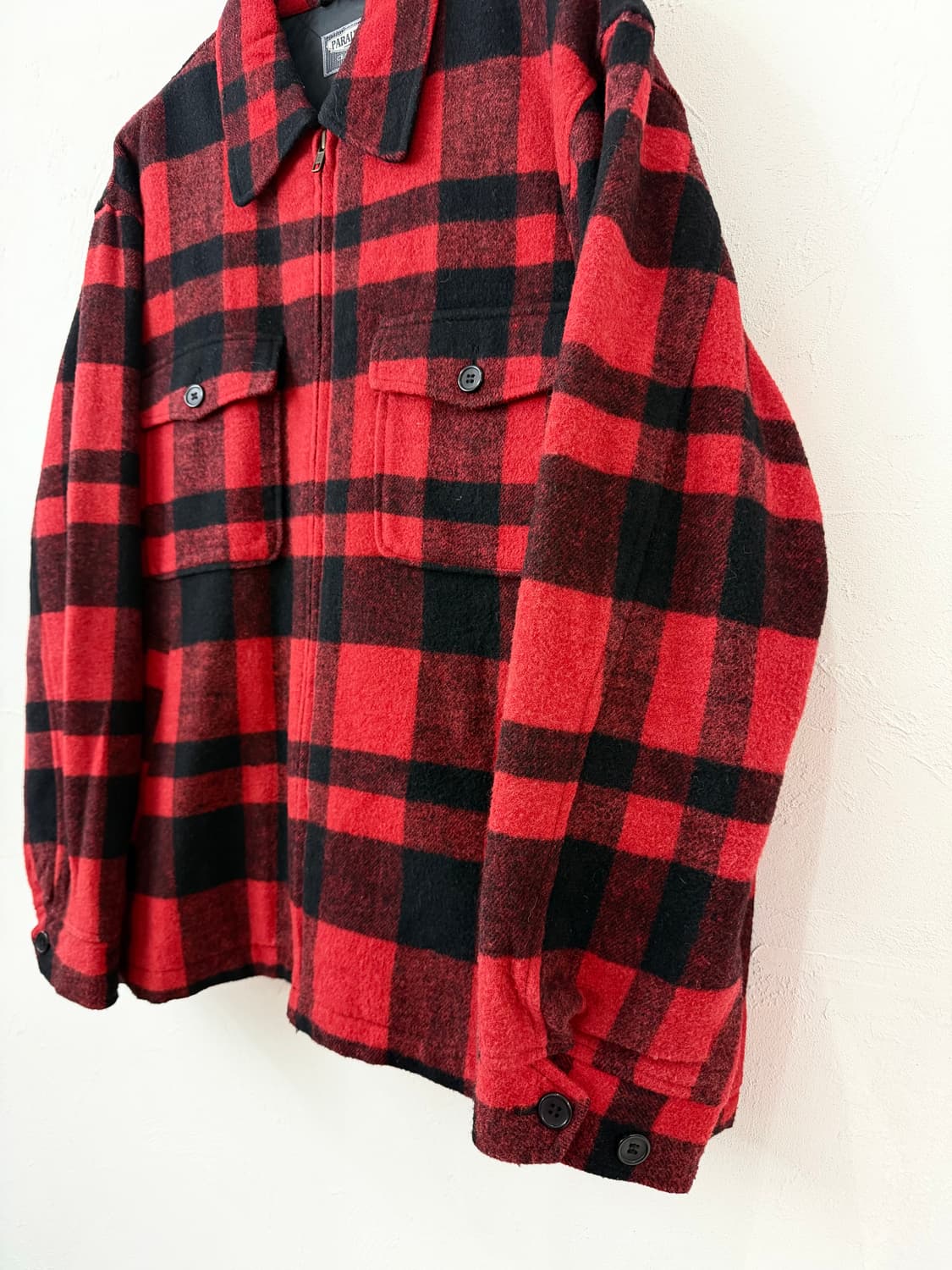 PARALYSER 버팔로 체크 집업 자켓 상품이미지3