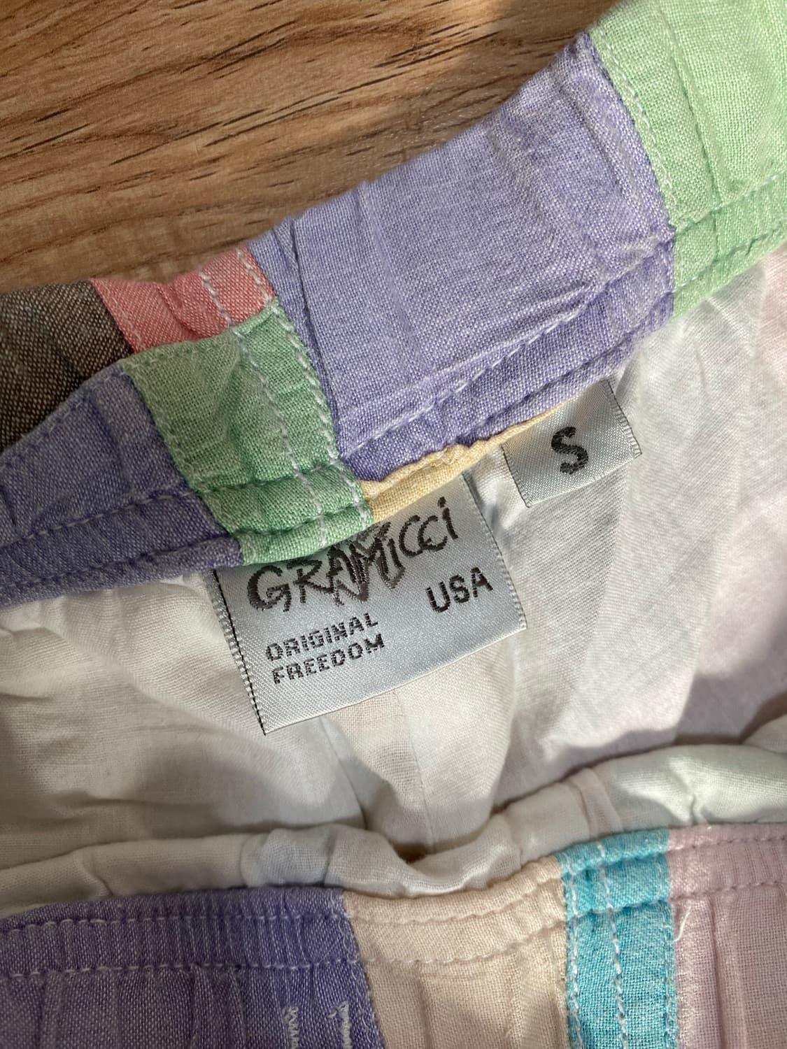 그라미치 패치워크 쇼츠 상품이미지2