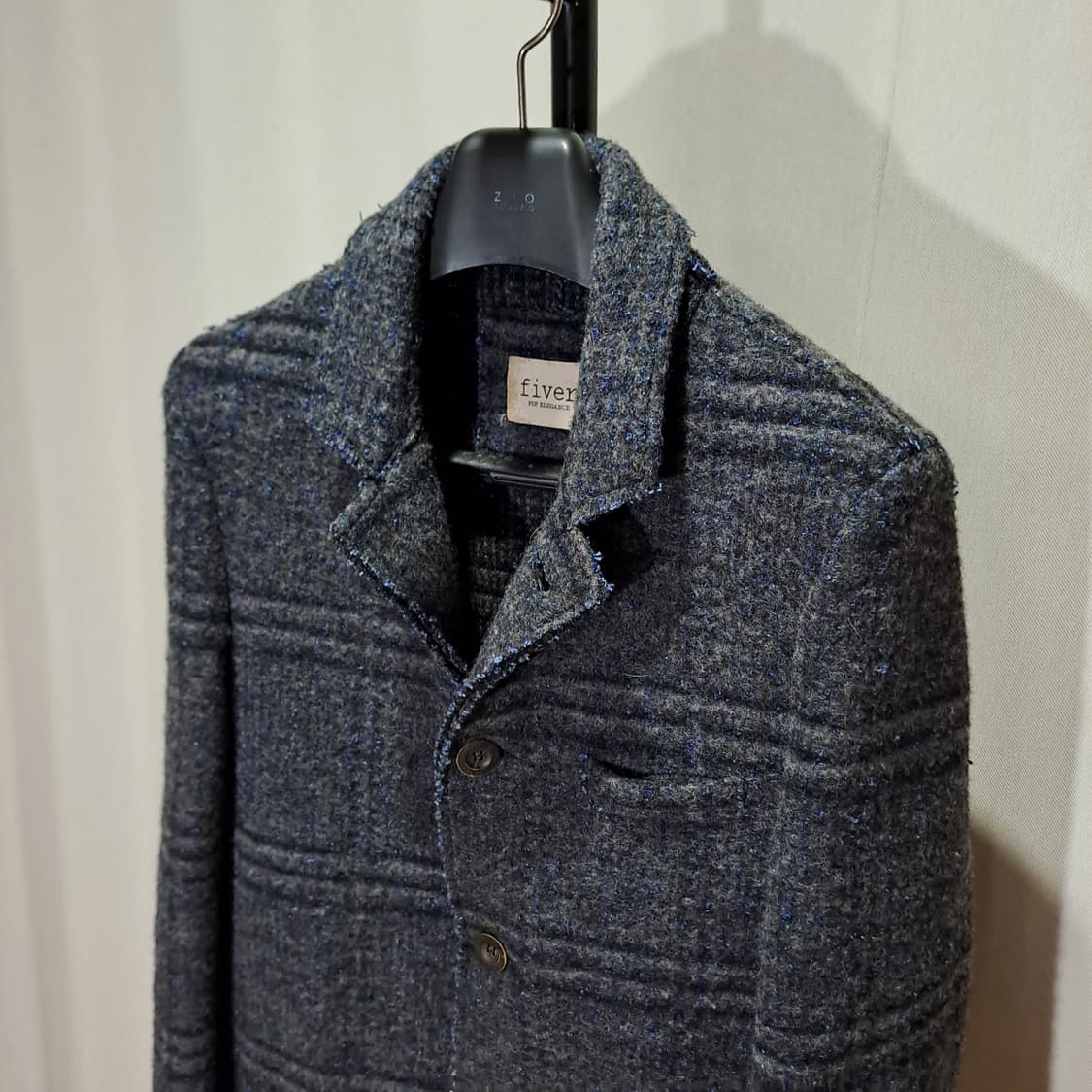 (택포) 시리즈 이태리 Fiver 파이버 체크코트 100 B367 상품이미지2