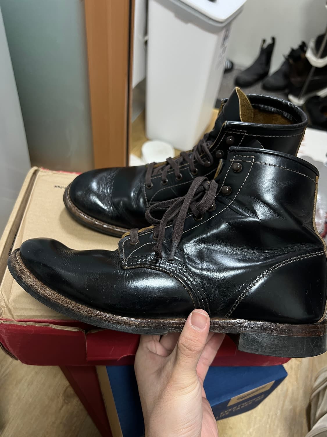 택포49) 레드윙 9060 벡맨 플랫박스 8.5D 265 상품이미지2