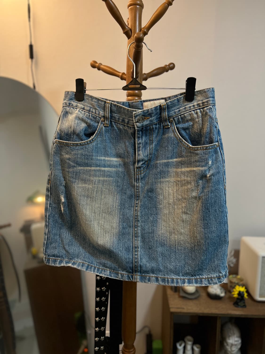 켈빈클라인 데님스커트 상품이미지1