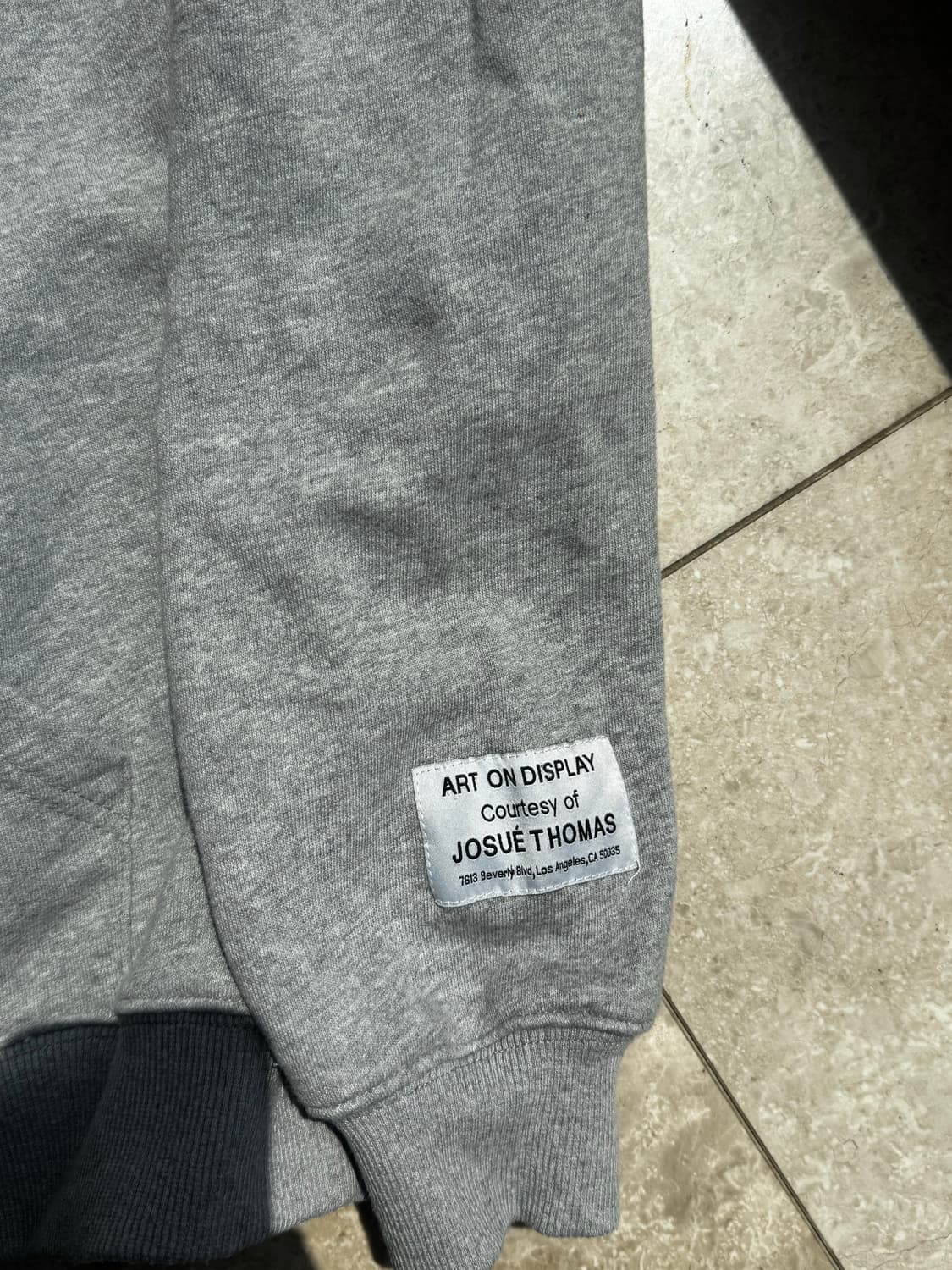 갤러리 디파트먼트 그레이 후드티 상품이미지2