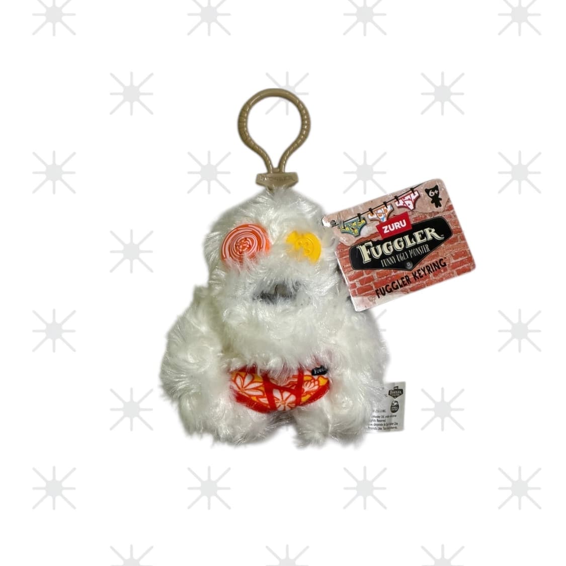 퍼글러 사스쿠시 화이트 키링 상품이미지1