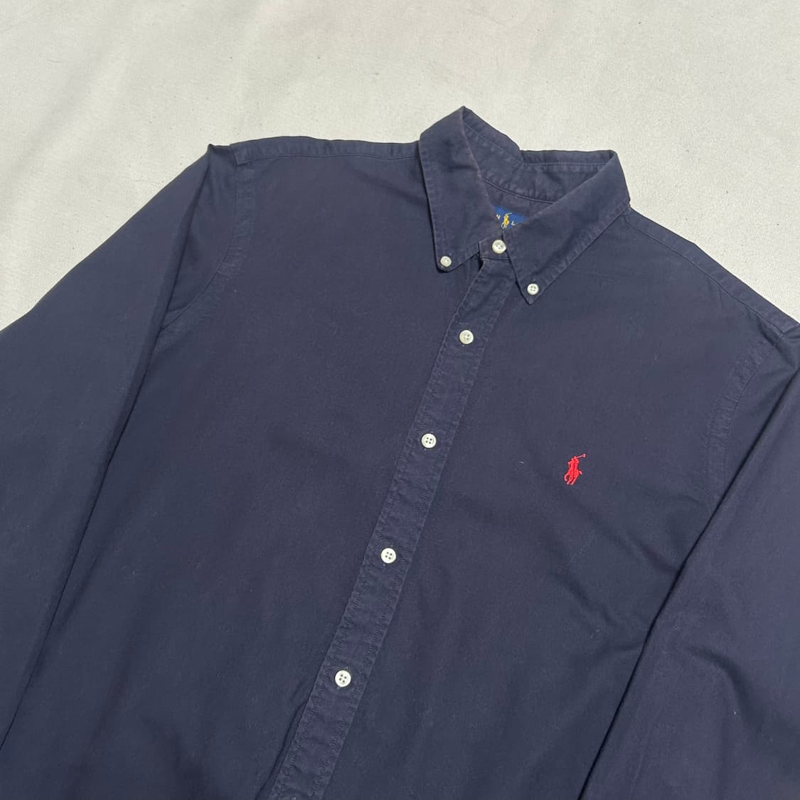 L 폴로랄프로렌 네이비 코튼 셔츠  상품이미지1