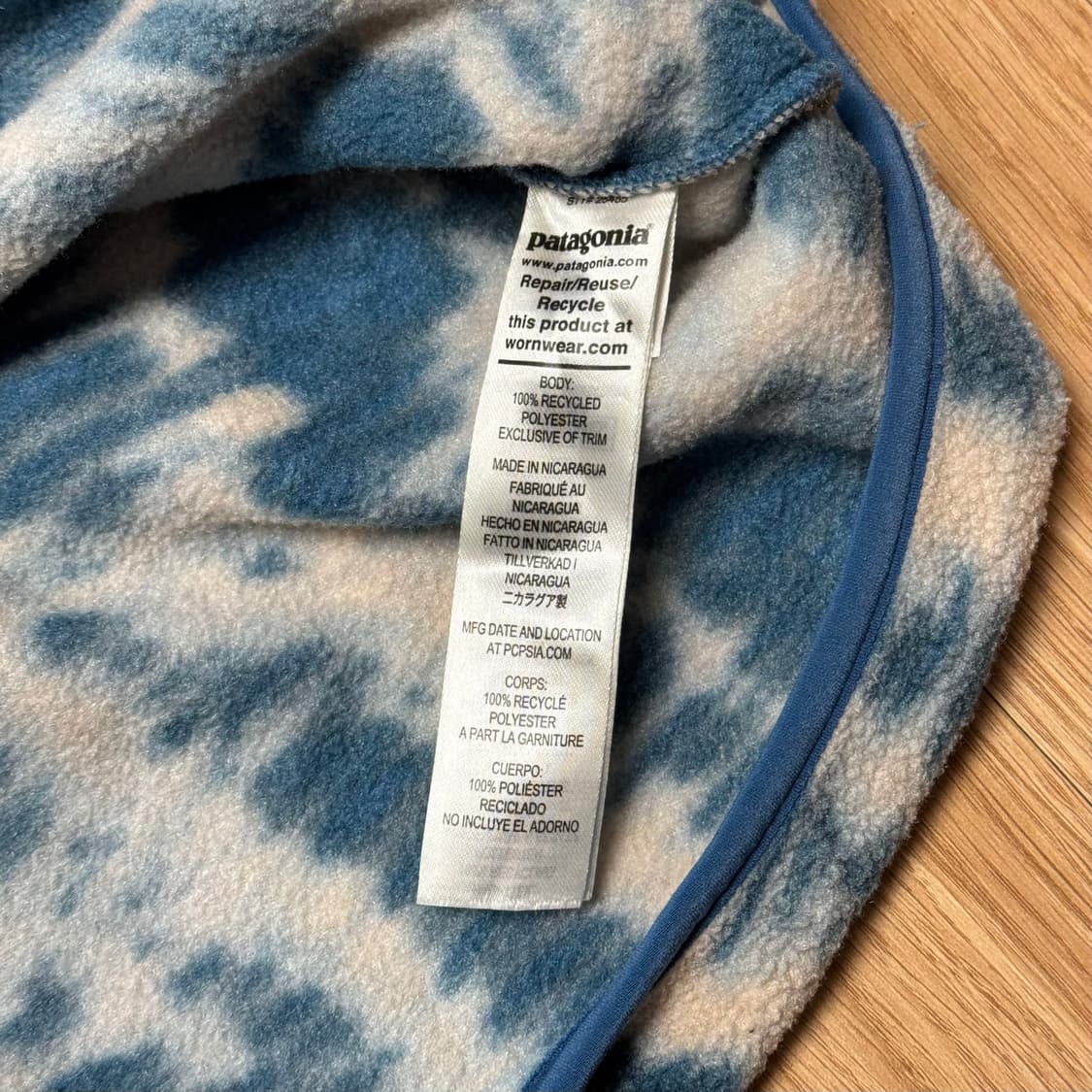 [S] 파타고니아 신칠라 웨이비 블루 상품이미지5