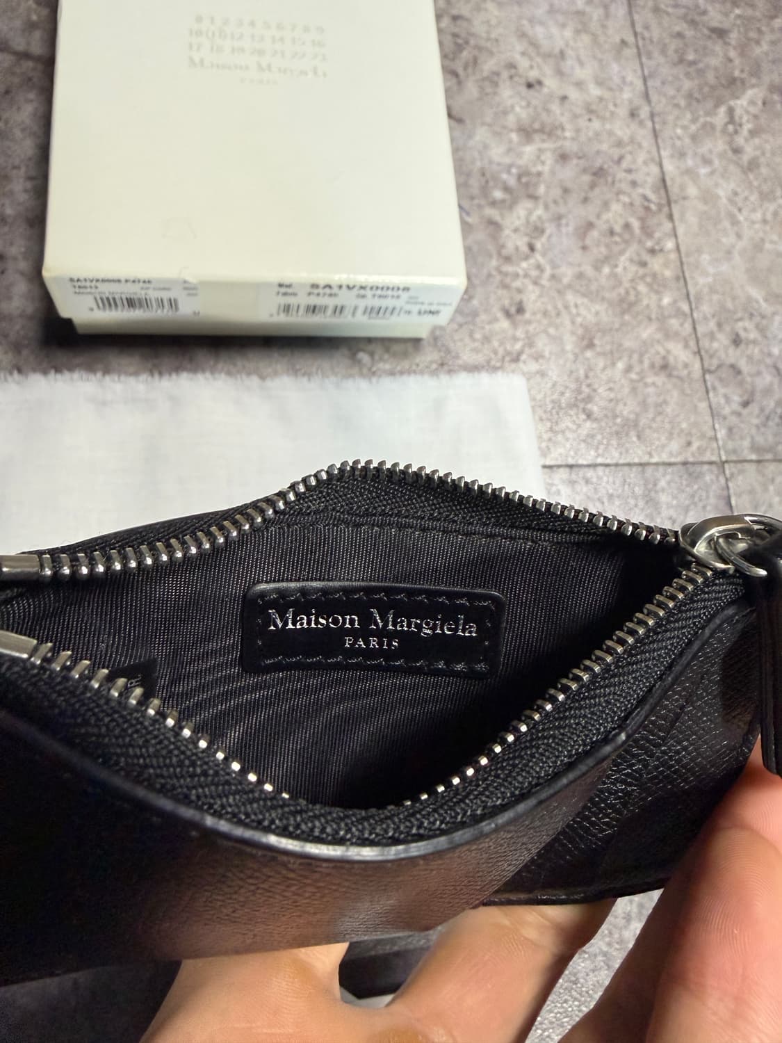 마르지엘라 지퍼 카드 지갑 정품 풀박스 상품이미지4