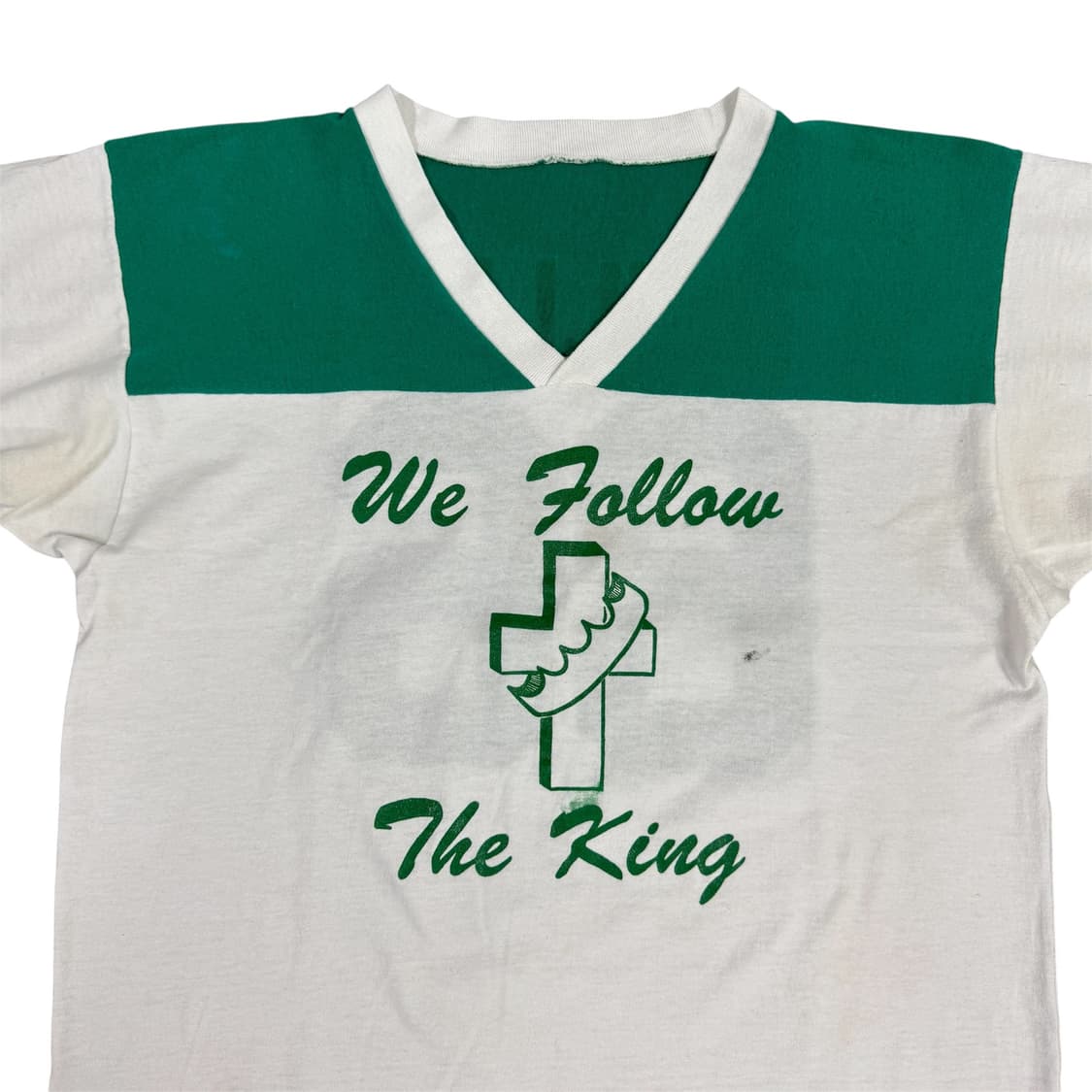 빈티지 90s Jesus The King 지저스 코튼 저지 티셔츠 상품이미지4