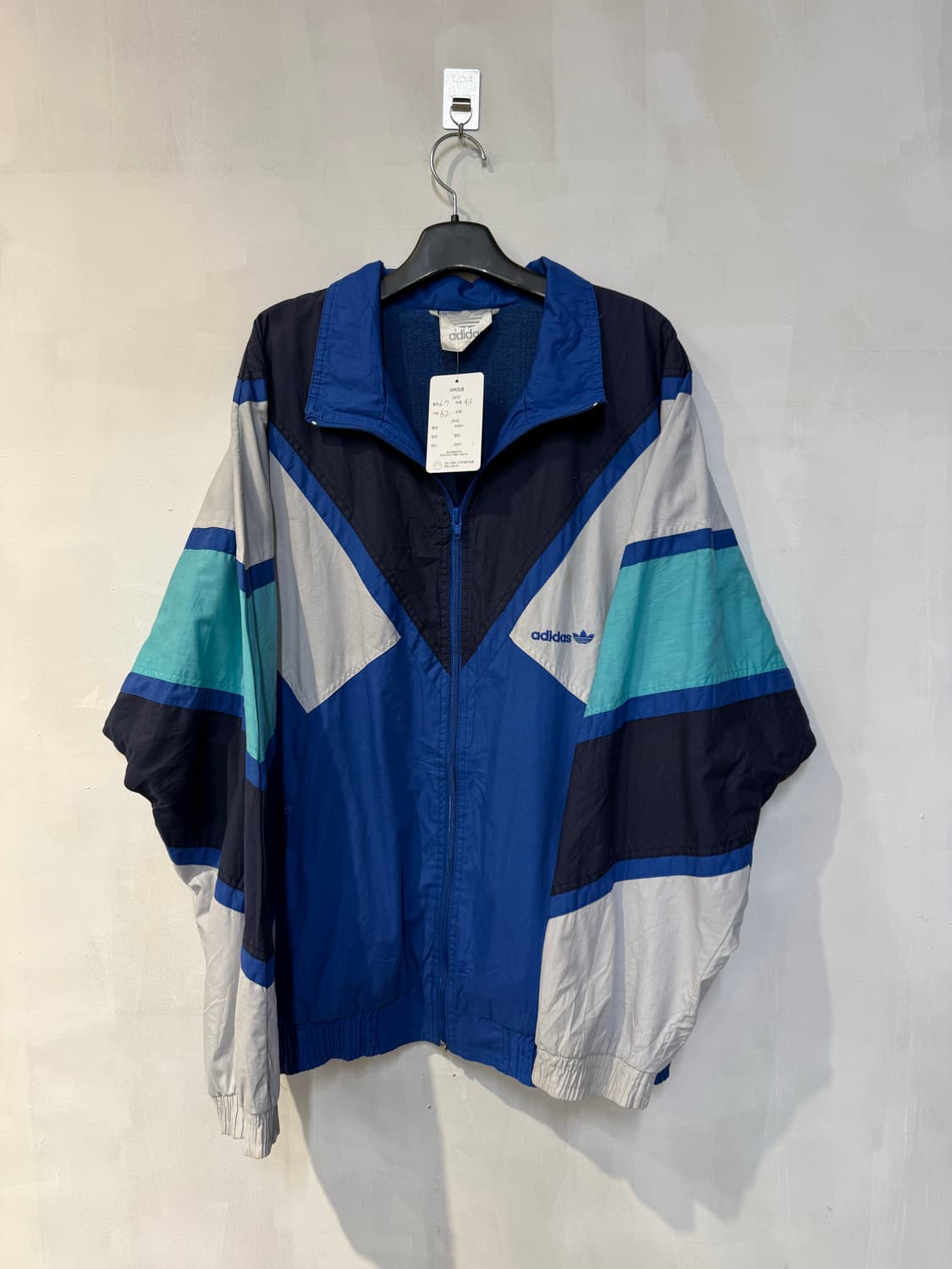 아디다스 블루 올드스쿨 바람막이 상품이미지1