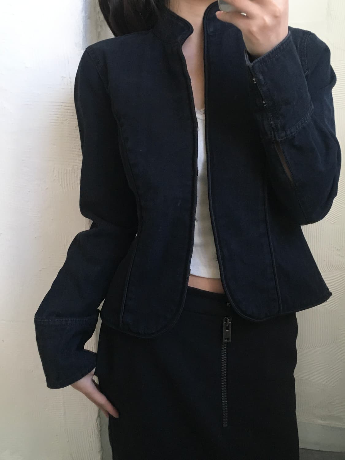 Armani Exchange 아르마니 익스체인지 블랙 데님 자켓 상품이미지1