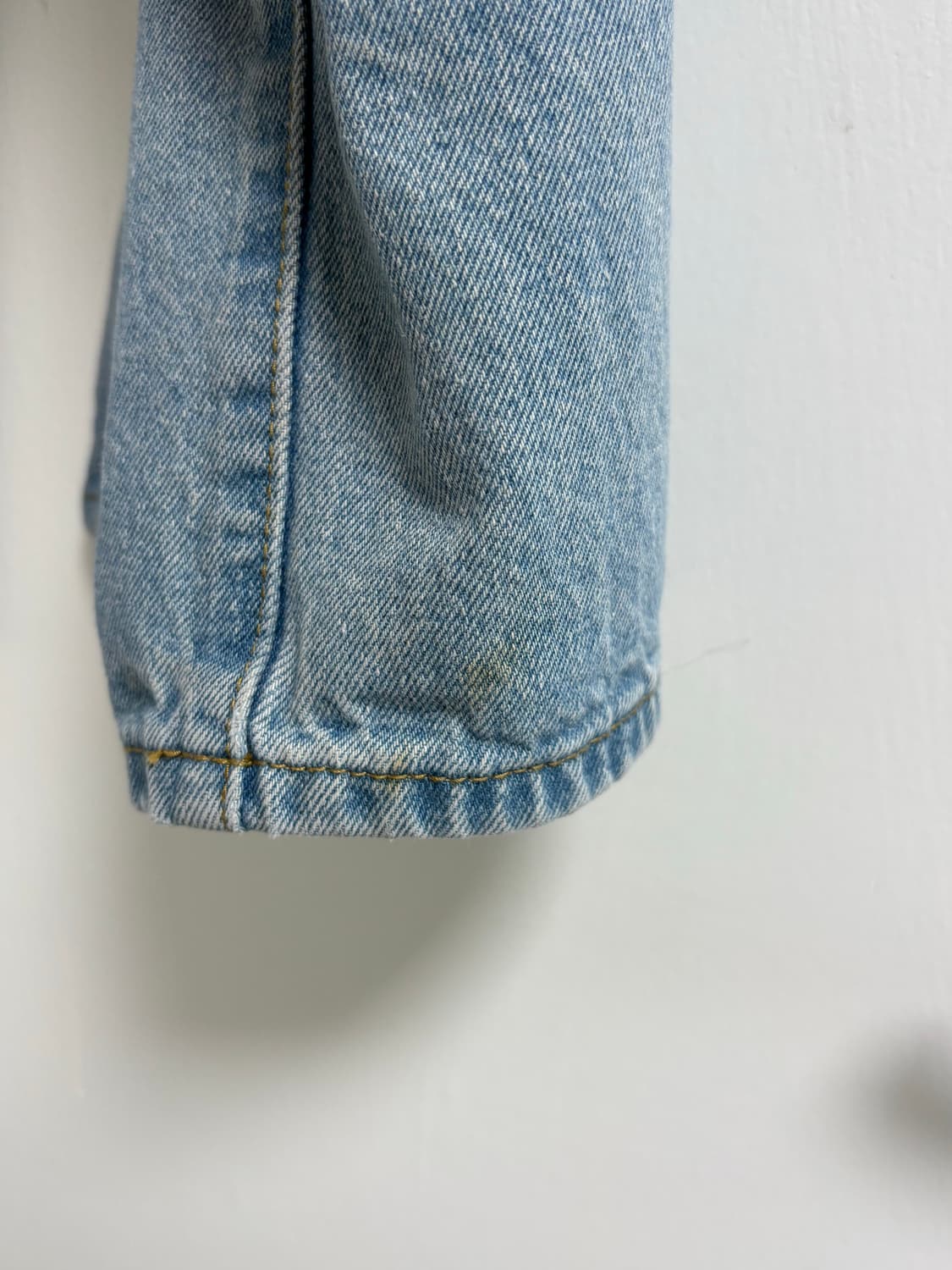 중청 핀턱 와이드 데님 팬츠 상품이미지3