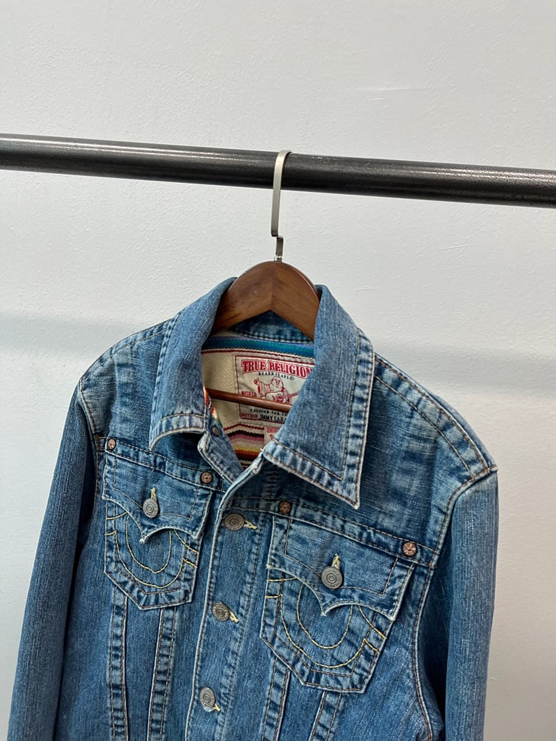 여) 트루릴리젼 말굽 데님자켓  상품이미지5