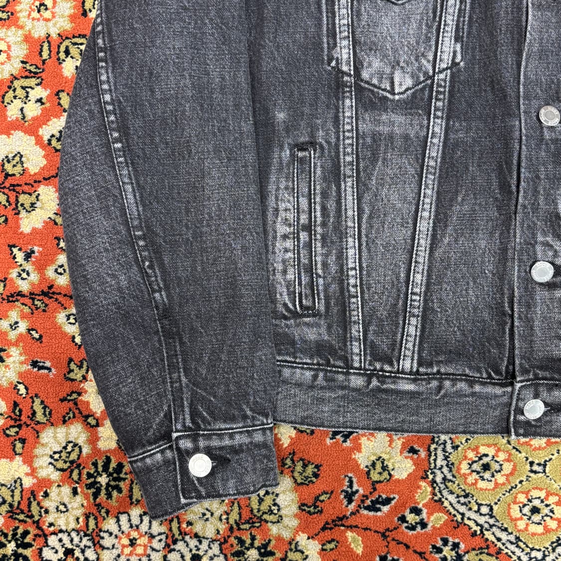 [L] 모드나인 휴머노이드 미디움블랙 데님자켓 상품이미지5