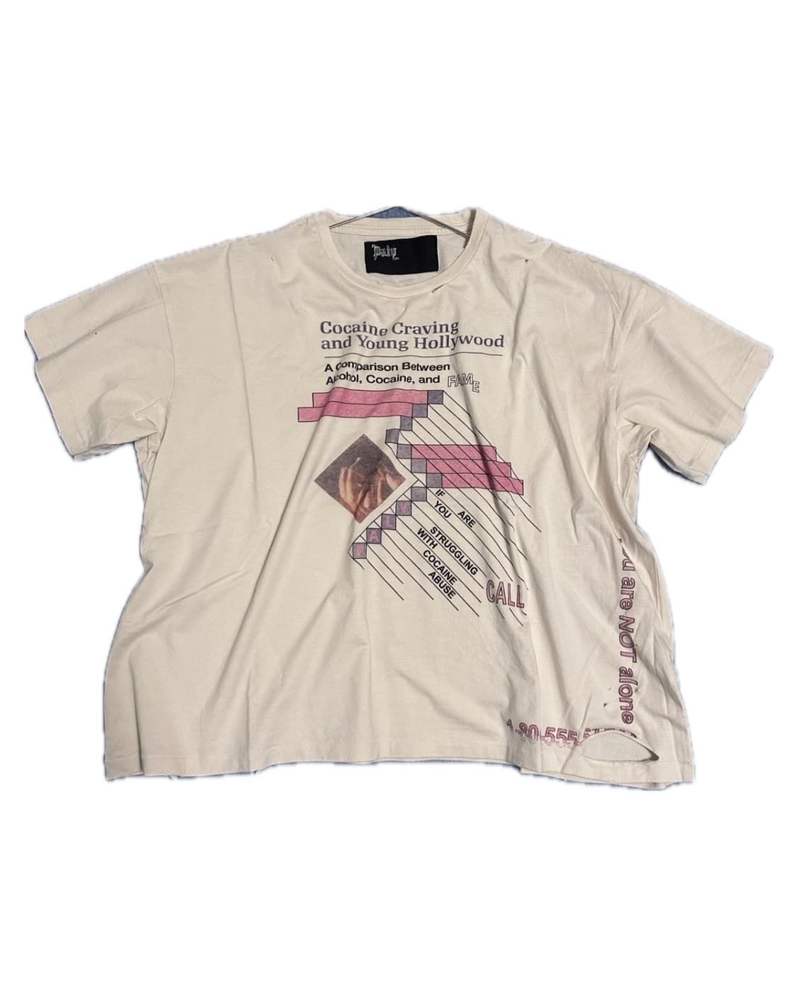 *M* 25SS 팔리할리우드 코카인 크레이빙 티셔츠 상품이미지1