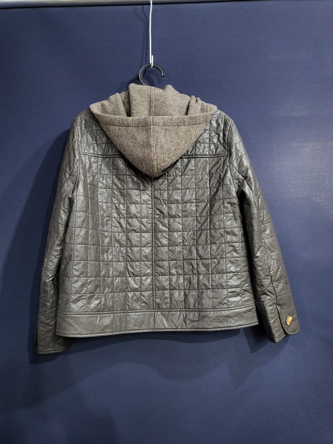 ROOM9 합성가죽 퀼팅후드자켓(새상품) 상품이미지5