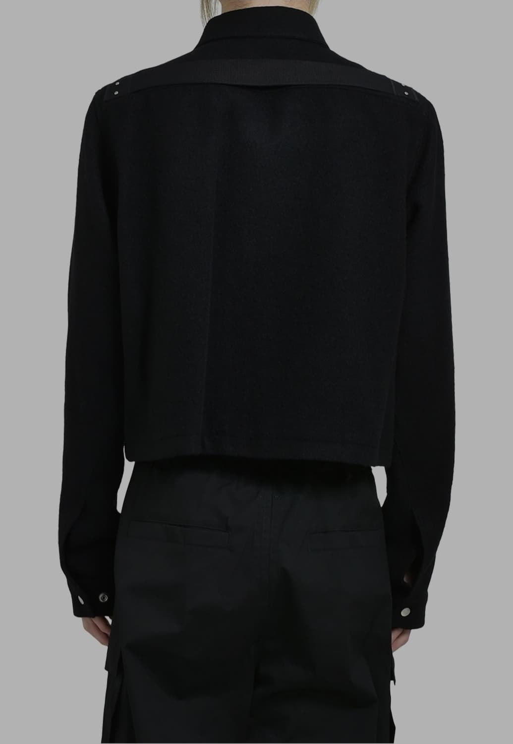 릭오웬스 FW25 블랙 앨리스 브래드 브러쉬드 울 자켓 48사이즈 상품이미지4