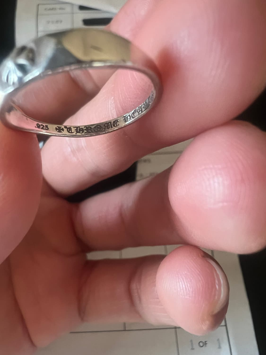 크롬하츠 피라미드 플러스 버블검링 us6.5 상품이미지3