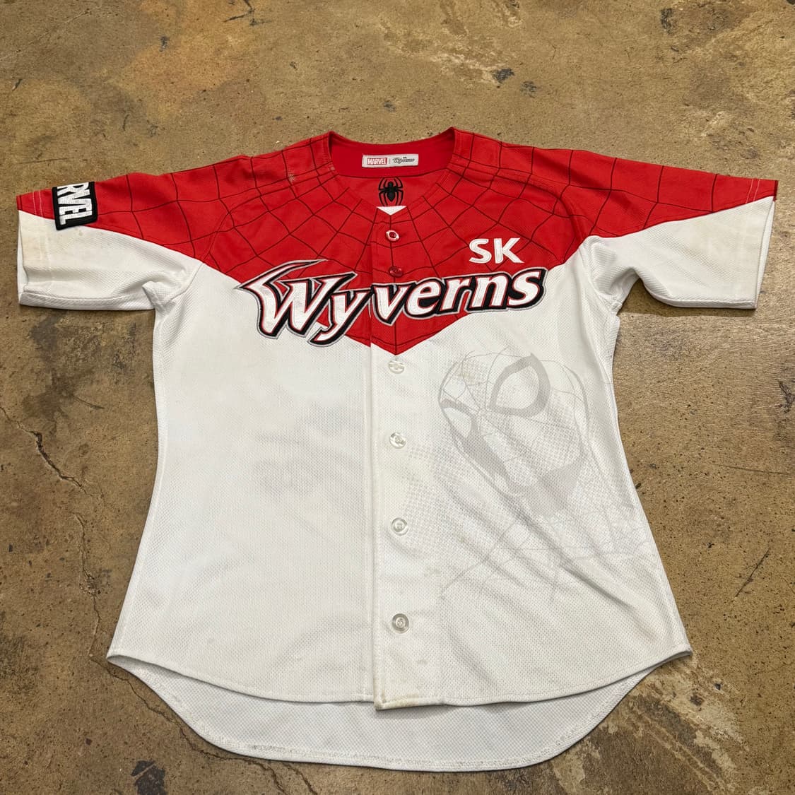 [90] 마블 스파이더맨 SK와이번스 유니폼 b16 상품이미지2