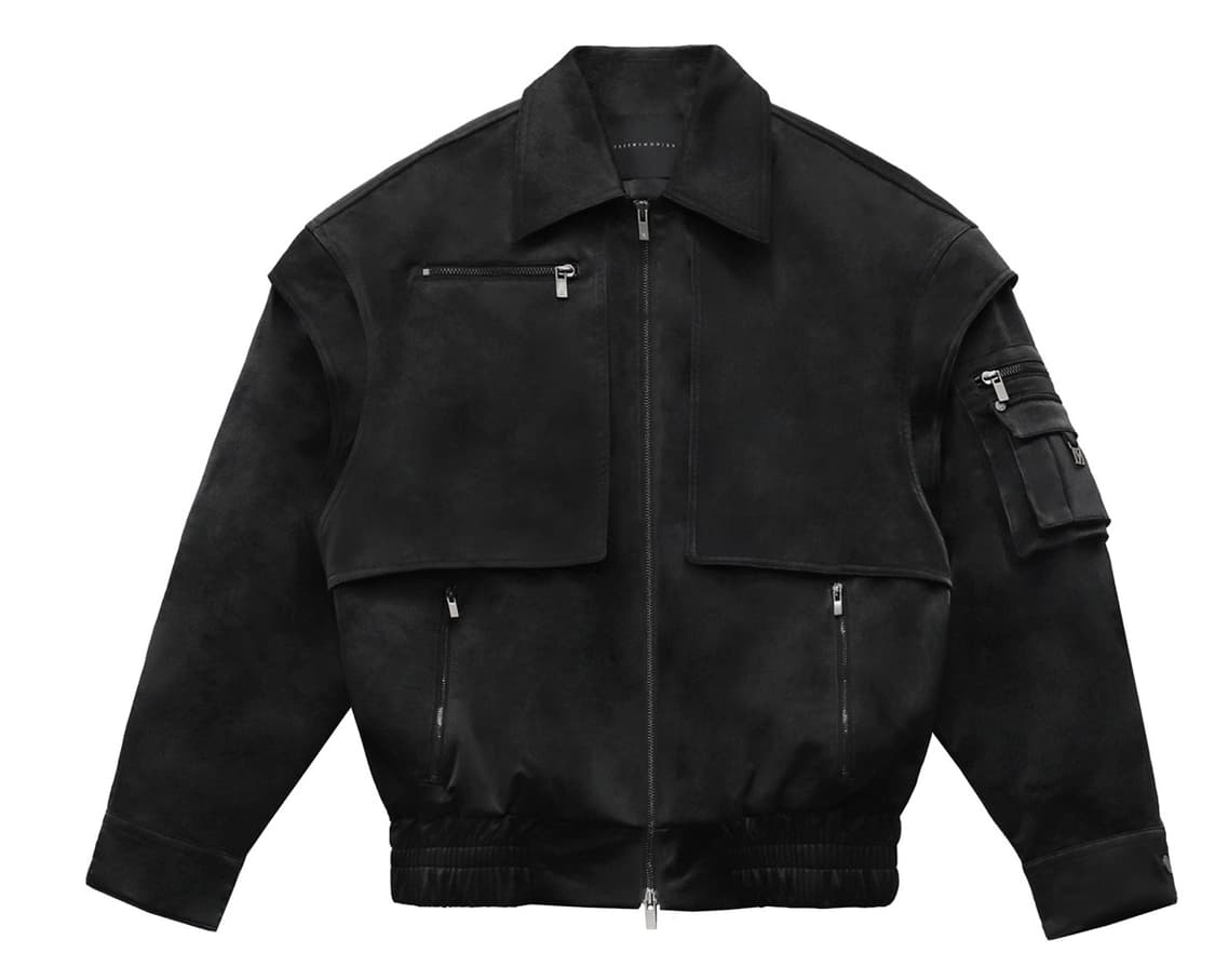 트리밍버드 스웨이드 매트 레더 자켓 상품이미지4