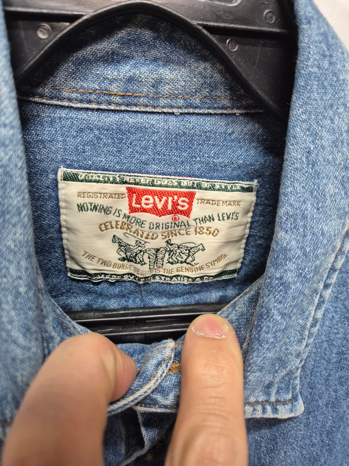 리바이스 데님셔츠 상품이미지3