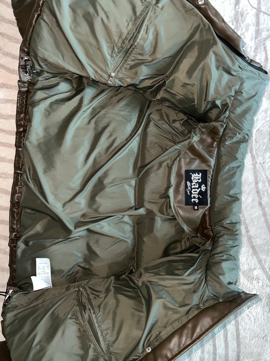 배디 패딩 카키 m 상품이미지5