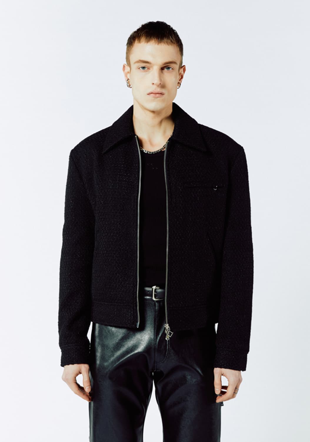 세비지 savage 트위드 워크 자켓 L 상품이미지1